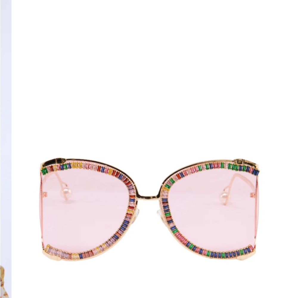 Pink Bling Sunglasses
